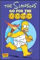 Book cover of The Simpsons go for the gold