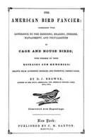 Book cover of The American bird fancier