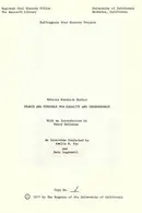 Book cover of Search and struggle for equality and independence