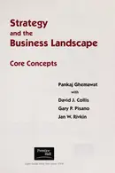 Book cover of Strategy and the Business Landscape