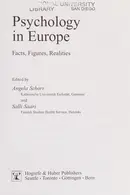 Book cover of Psychology in Europe