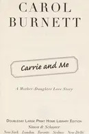 Book cover of Carrie and me