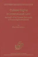Book cover of Cultural Rights in International Law