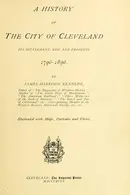 Book cover of A history of the city of Cleveland