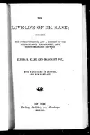 Book cover of The love-life of Dr. Kane