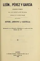 Book cover of León-- Pérez y García