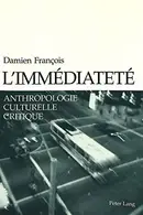 Book cover of L' immédiateté