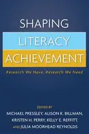 Book cover of Shaping Literacy Achievement