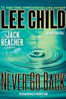 Book cover of Never Go Back