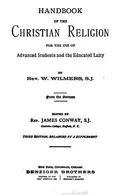 Book cover of Handbook of the Christian religion for the use of advanced students and the educated laity