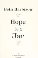 Book cover of Hope in a jar