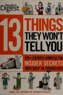 Book cover of 13 things they won't tell you