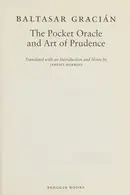 Book cover of The pocket oracle and art of prudence