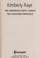 Book cover of The Braddock Boys: Travis The Braddock Boys: Travis\The Pleasure Principle