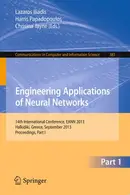 Book cover of Engineering Applications of Neural Networks