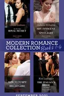 Book cover of Modern Romance September 2021 Books 1-4: Her Best Kept Royal Secret (Heirs for Royal Brothers) / Shy Innocent in the Spotlight / How to Tempt the Off-Limits Billionaire /...