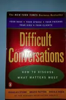 Book cover of Difficult Conversations