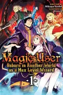 Book cover of Magic User: Reborn in Another World as a Max Level Wizard (Light Novel) Vol. 1