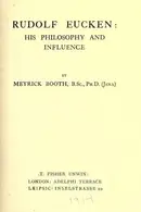 Book cover of Rudolf Eucken