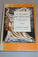 Book cover of A Blake dictionary, the ideas and symbols of William Blake