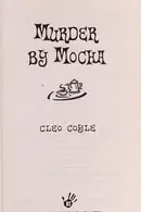 Book cover of Murder by mocha