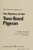 Book cover of The Mystery of the Two-Toed Pigeon