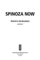 Book cover of Spinoza Now