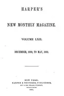 Book cover of Harper's Magazine