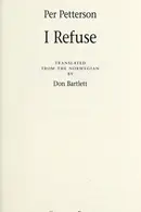 Book cover of I Refuse
