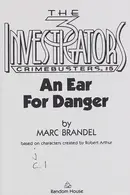 Book cover of An Ear for Danger