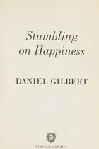 Book cover of Stumbling on Happiness
