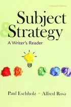 Book cover of Subject & Strategy