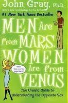 Book cover of Men are From Mars, Women are From Venus