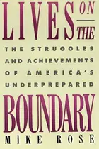 Book cover of Lives on the Boundary