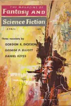 Book cover of The Magazine of Fantasy and Science Fiction, April 1960
