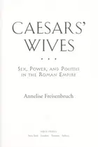 Book cover of Caesars' wives