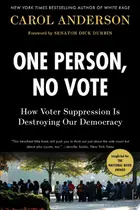 Book cover of One Person, No Vote