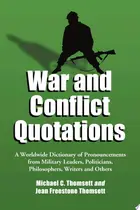 Book cover of War and Conflict Quotations