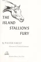 Book cover of The island stallion's fury