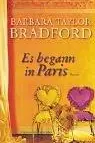 Book cover of Three weeks in Paris