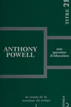 Book cover of Une question d'éducation