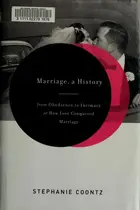 Book cover of Marriage, a history