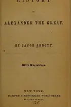 Book cover of History of Alexander the Great