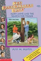 Book cover of Mary Anne and the search for Tigger.