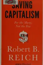 Book cover of Saving capitalism