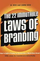 Book cover of The 22 immutable laws of branding