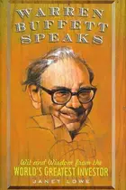 Book cover of Warren Buffett speaks