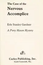 Book cover of The Case of the Nervous Accomplice