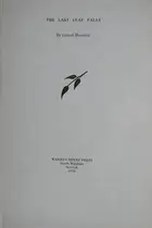 Book cover of The Last Leaf Falls