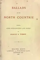 Book cover of Ballads of the North Countrie